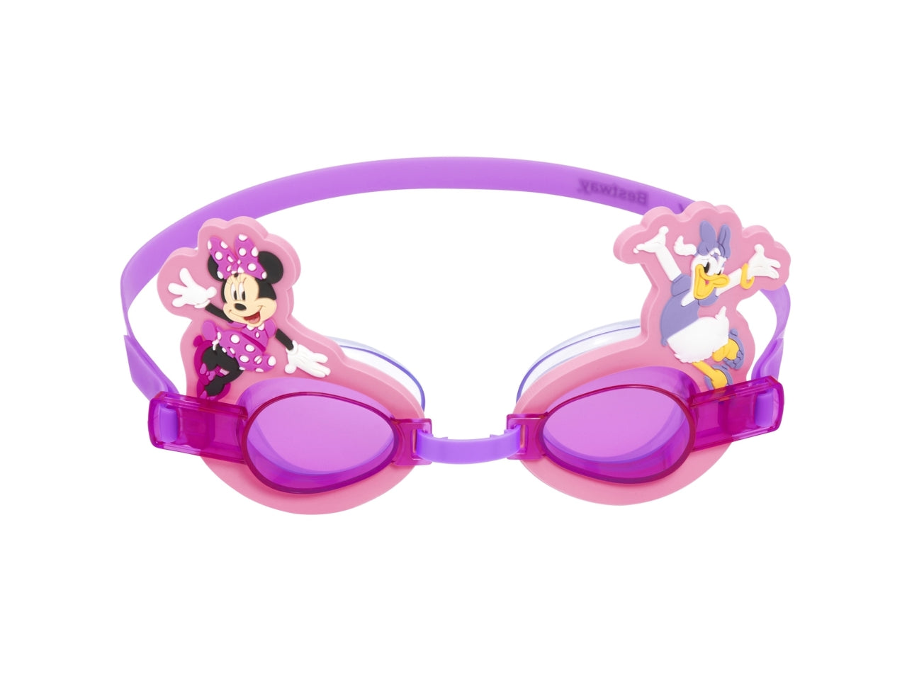 Occhialini disney minnie in silicone e lenti con protezione uv per bambini dai 3+ anni $