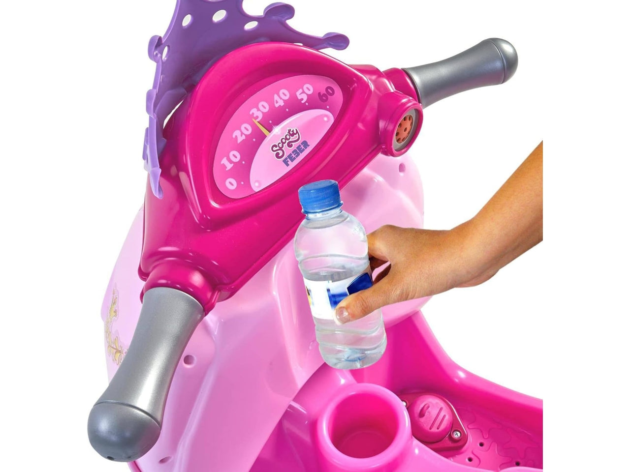 Feber moto scooter bimba little princess elettrica 6v