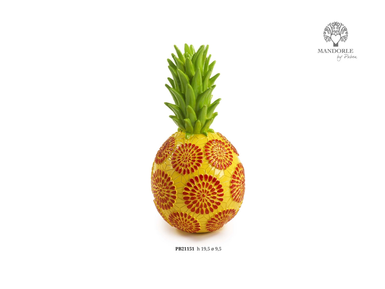 Ananas in resina 19,5cm