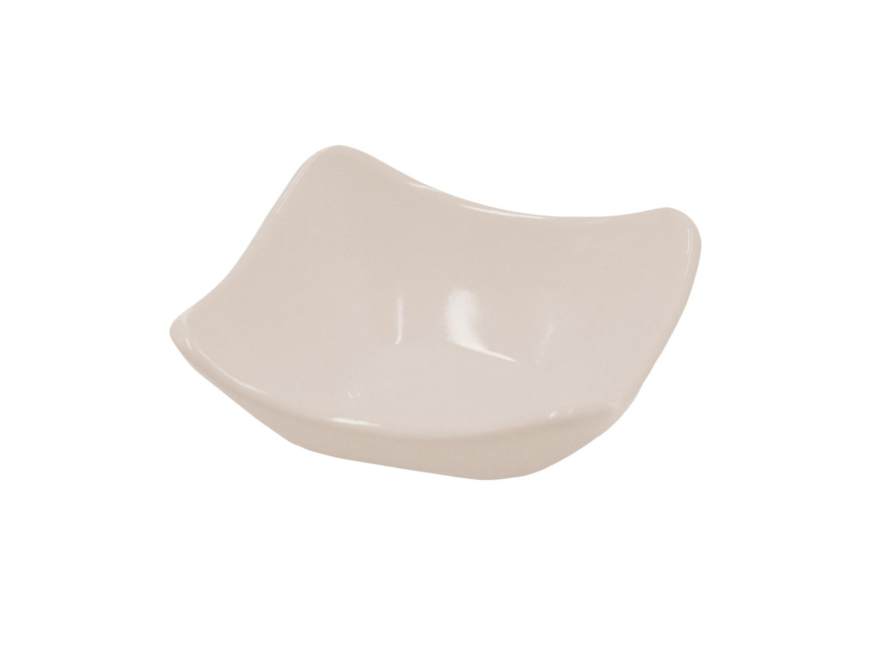 Ciotola romeo crema tulip quadro svasato 12x12h2/4cm