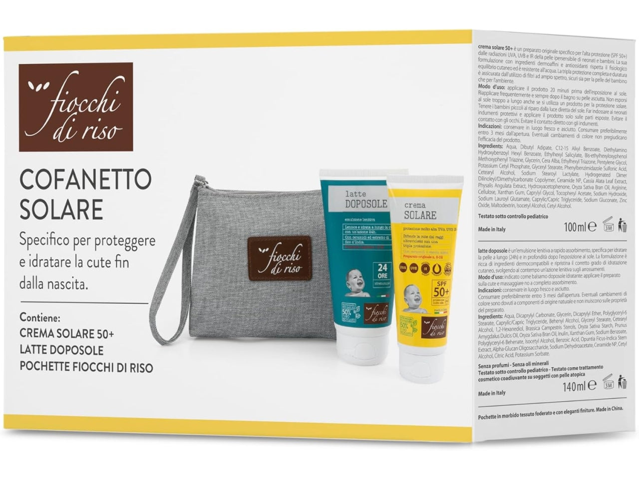 Cofanetto solare fiocchi di riso