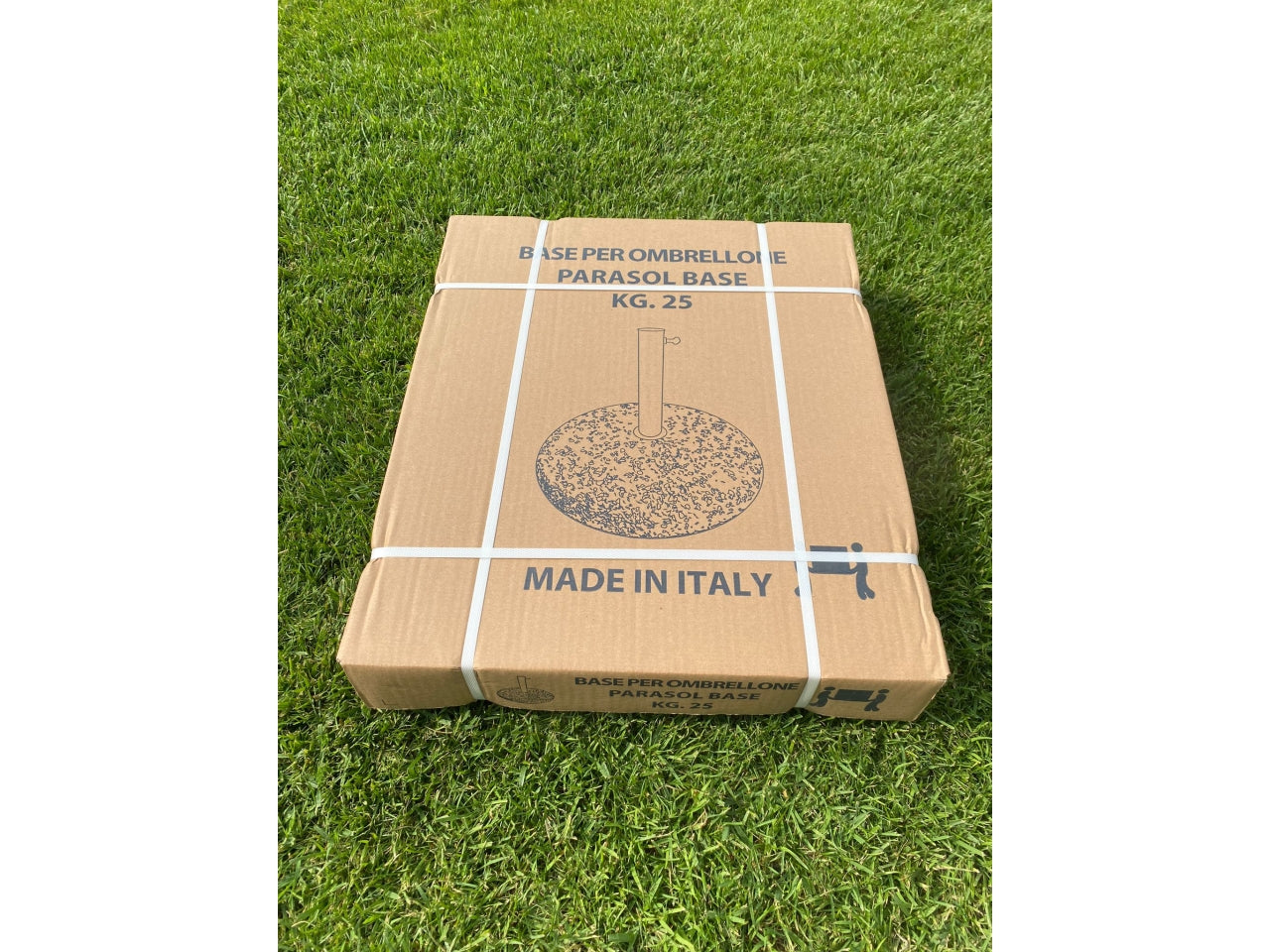 Base piccola + tubo d.55mm d.g. + imballo