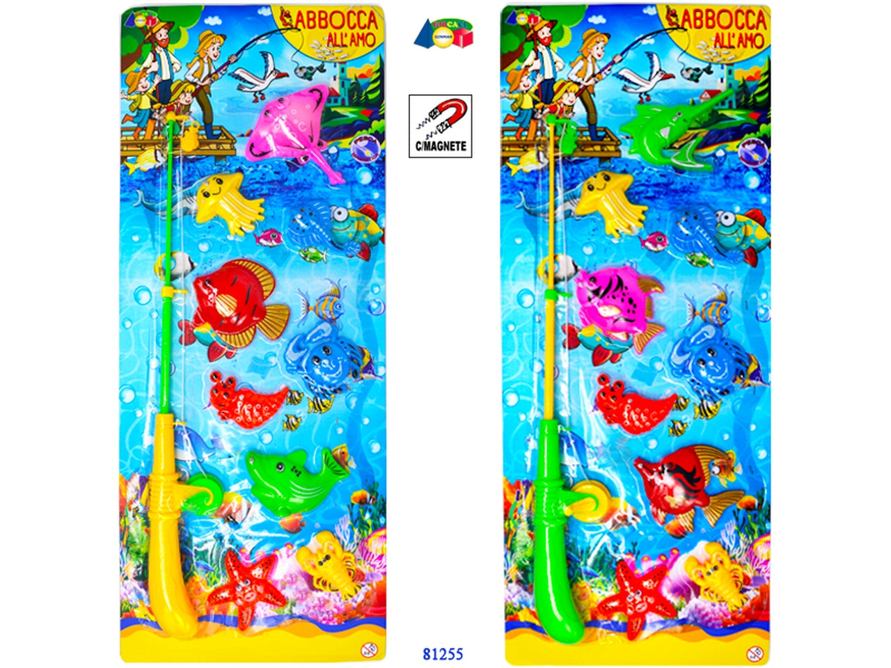 Gioco pesca magnetica abbocca all'amo