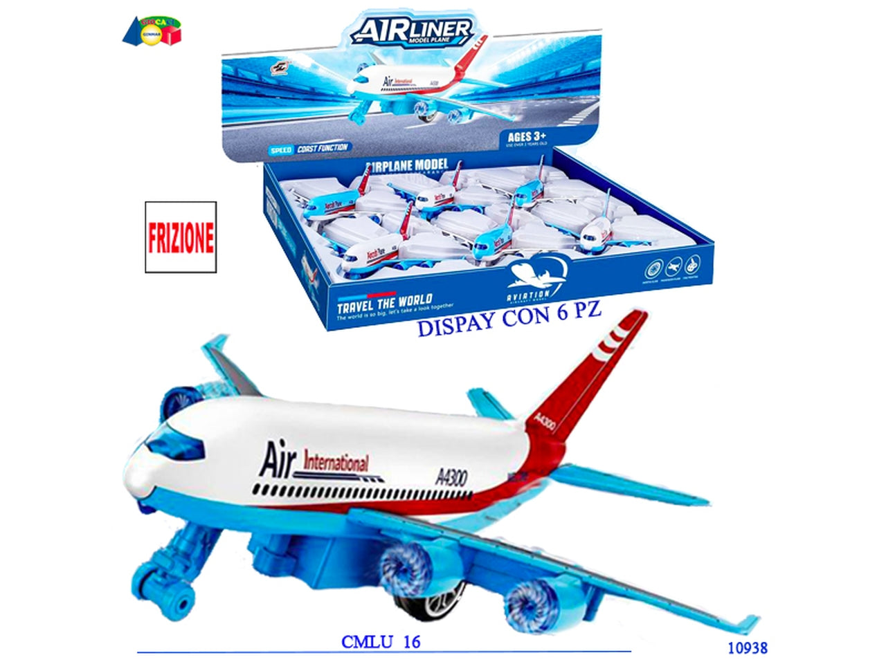Aereo civile a frizione