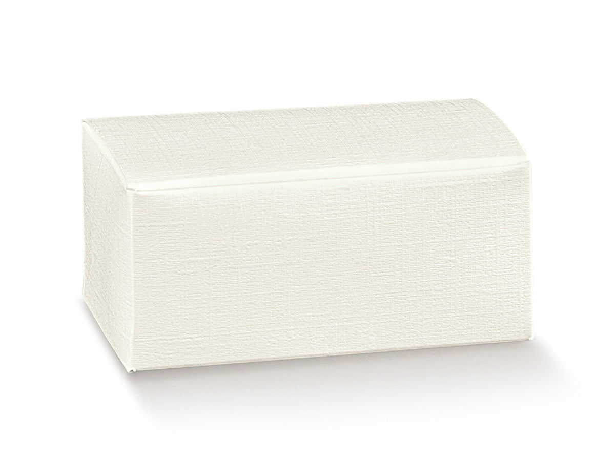 Scatola fibra bianca rivestita 7x4,5x3,5cm