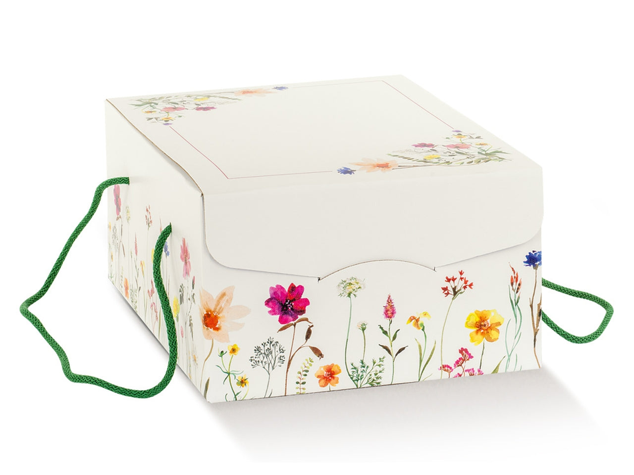 Scatola spring flowes segreto con cordino 33,5x23,5x14cm