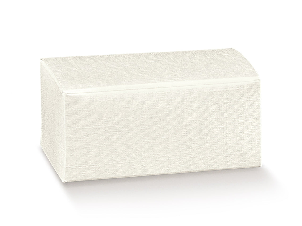 Scatola fibra bianca rivestita 15x10x6,5cm