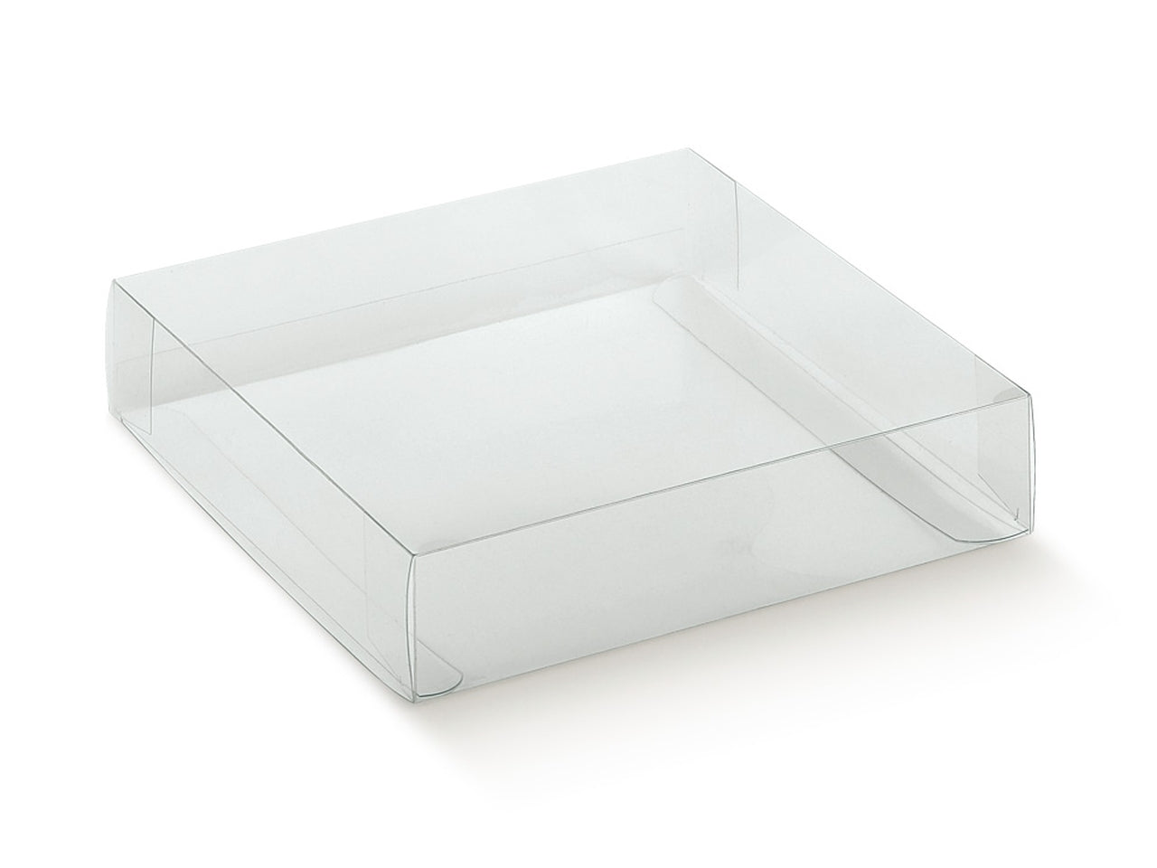 Astuccio pet in pvc trasparente 4,5x4,5x2,5cm