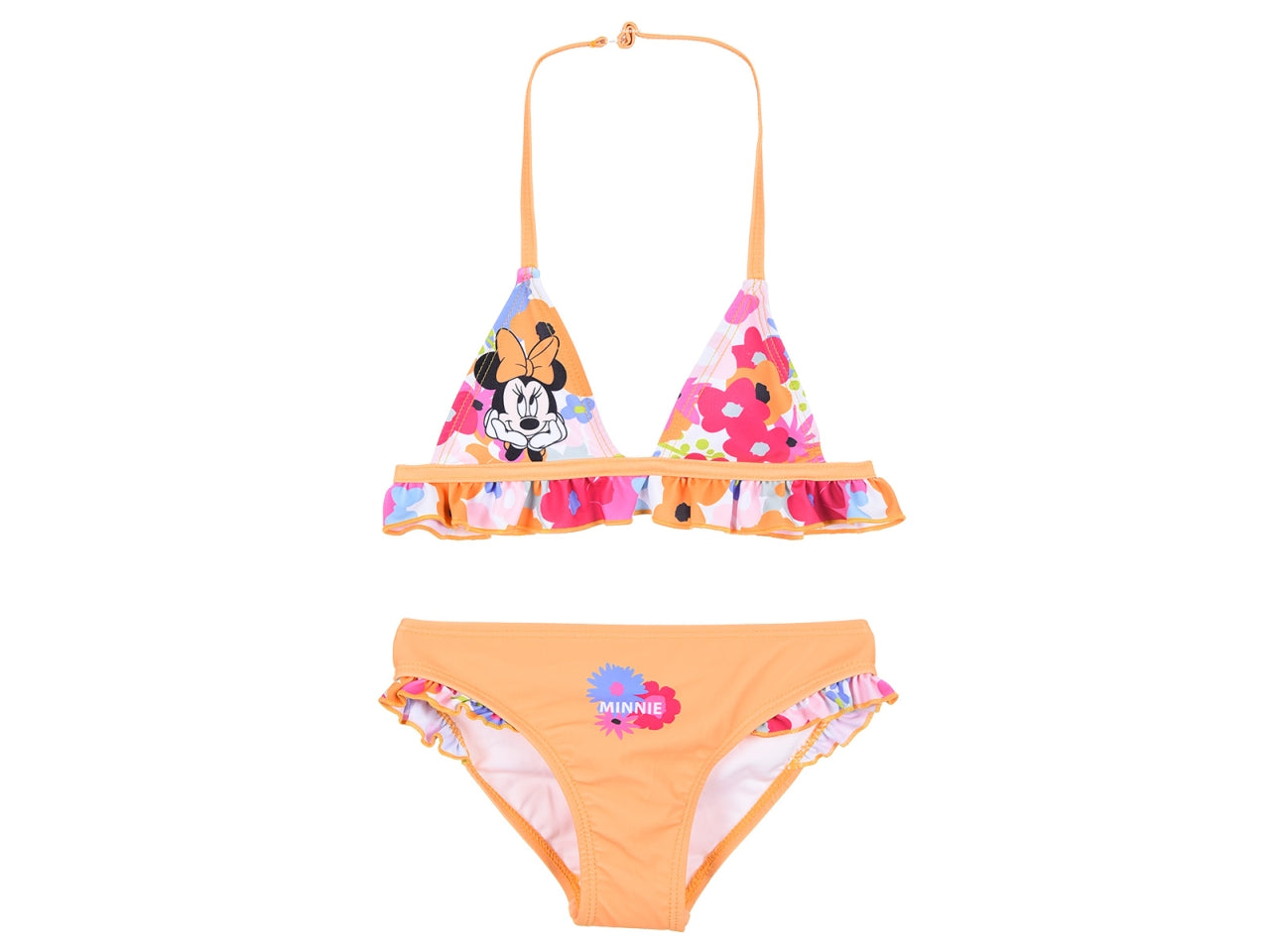 Minnie costume mare 2 pezzi con volant taglie da 3 a 8 anni