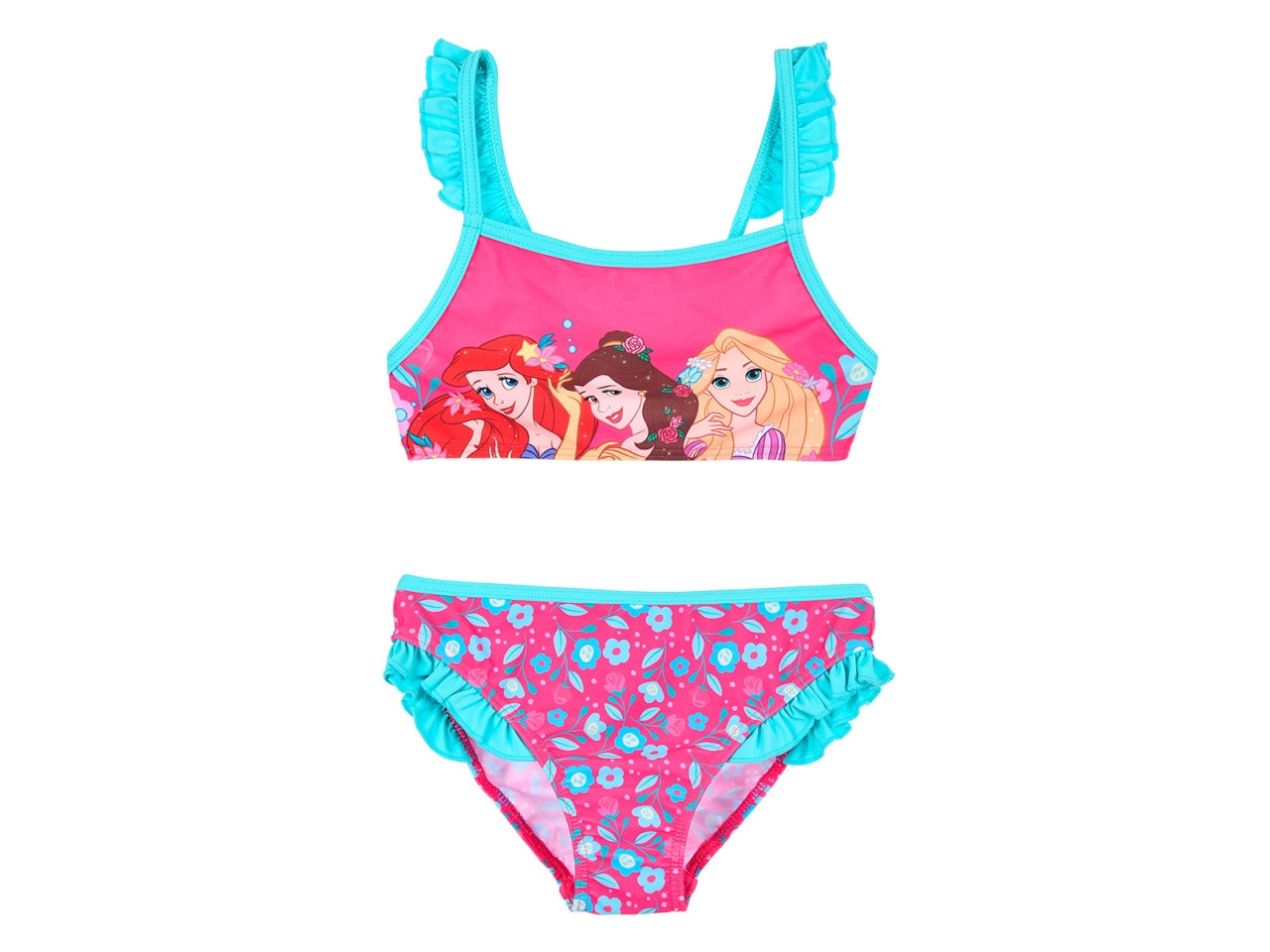 Principesse costume mare 2 pezzi taglie da 3 a 8 anni