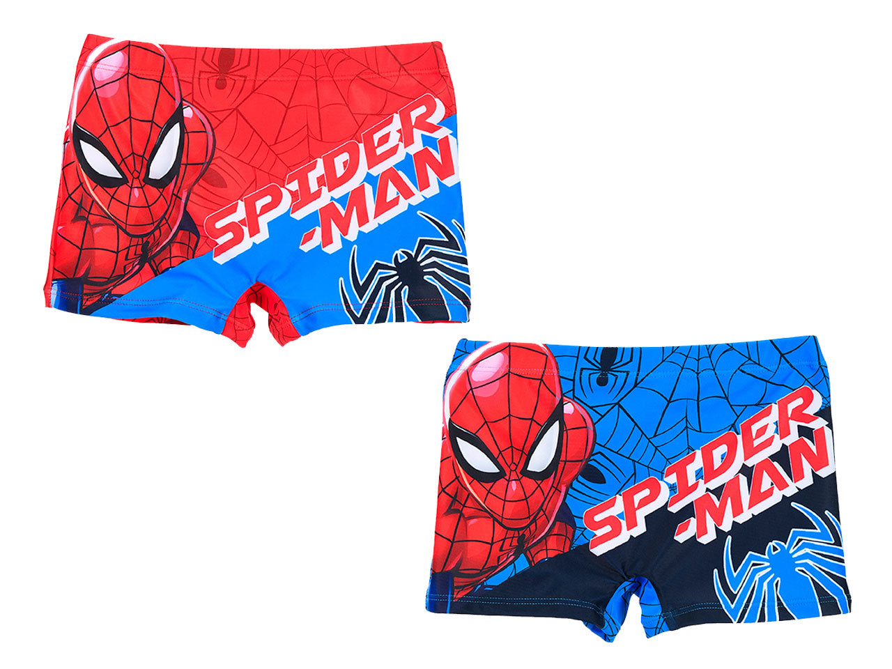 Spiderman costume mare boxer taglie da 3 a 8 anni