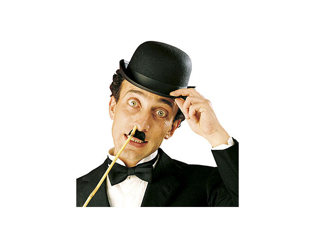 Cappello bombetta feltro nero