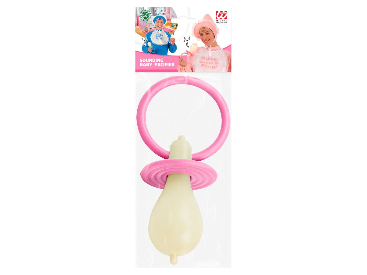 Ciucciotto sonoro gigante rosa