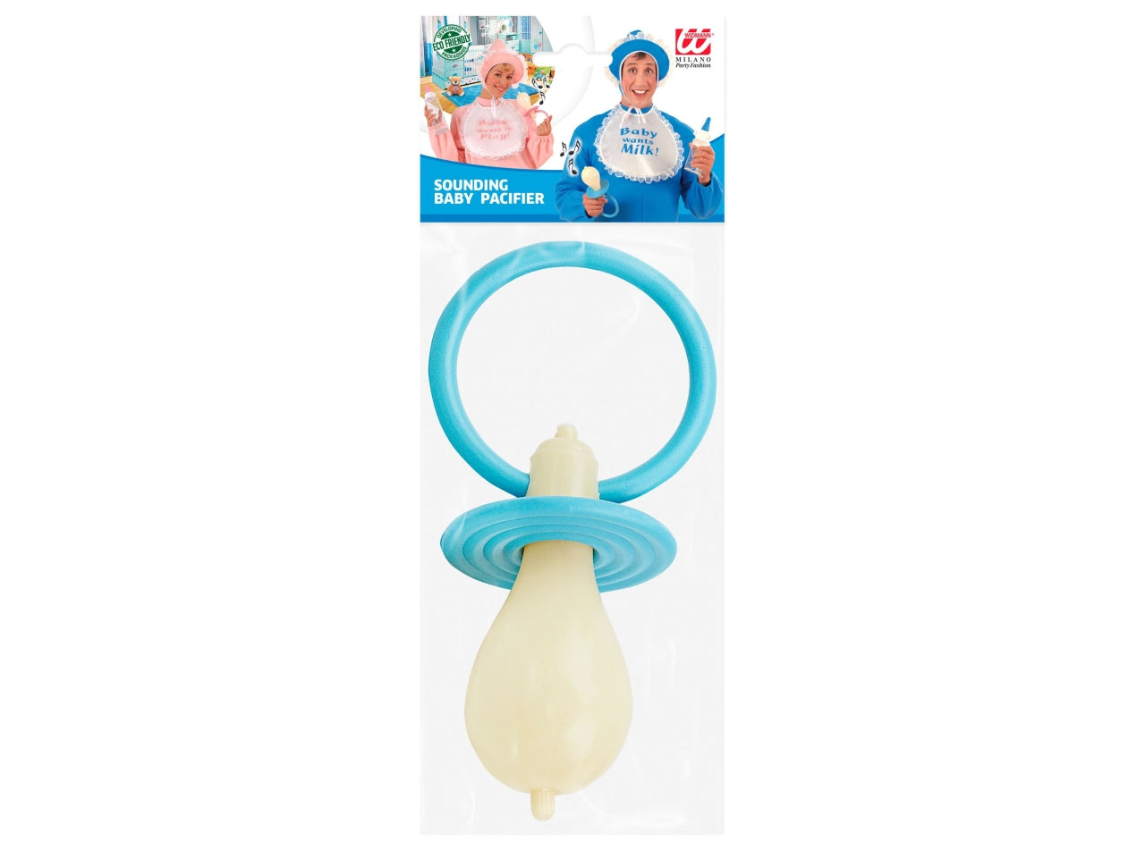 Ciucciotto sonoro gigante blu