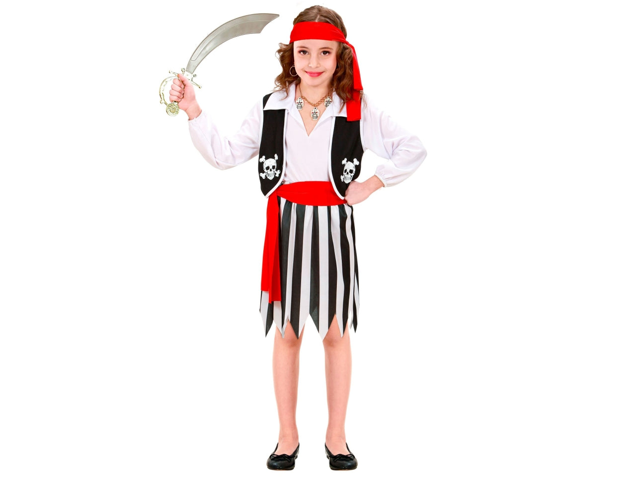 Costume piratessa 116cm 4-5 anni