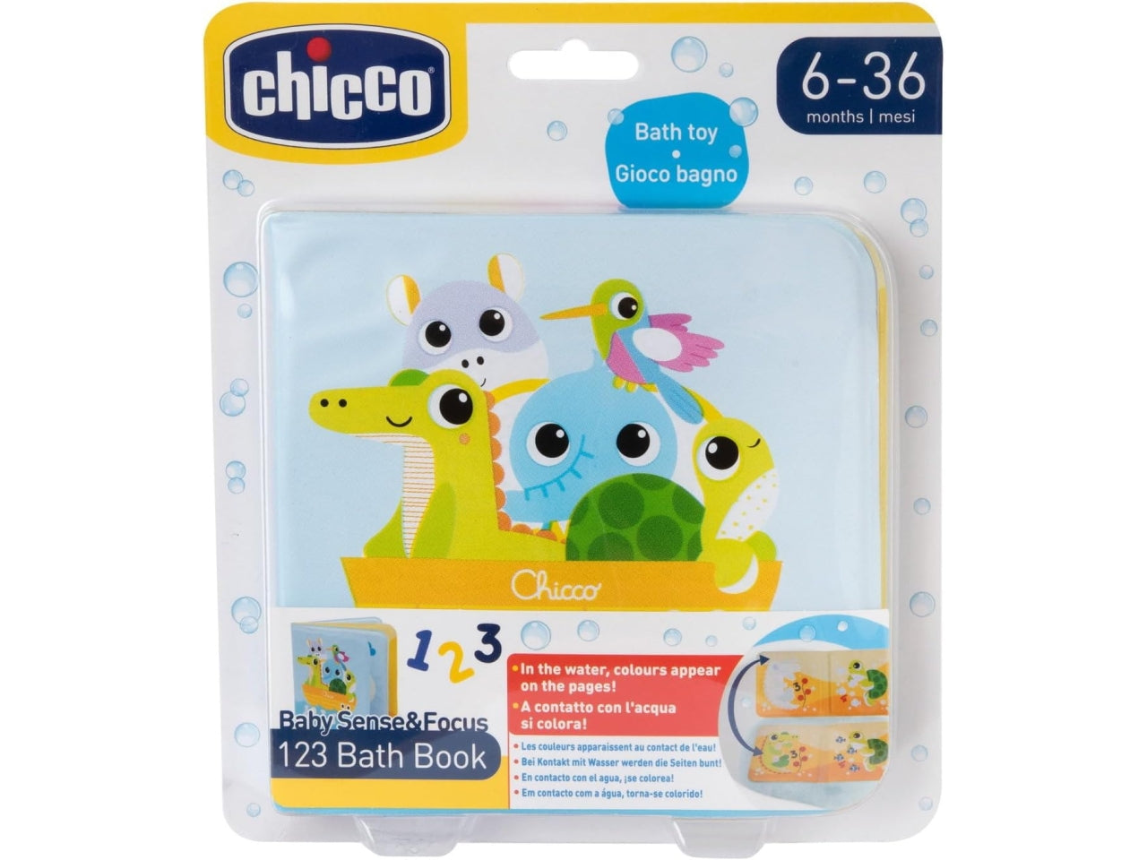 Gioco baby sense focus 123 libro bagno