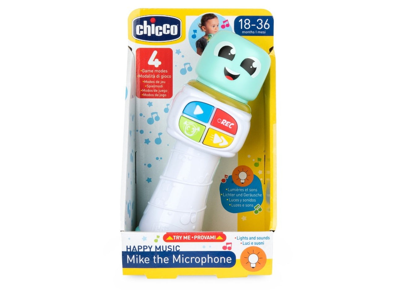 Gioco happy music mike il microfono