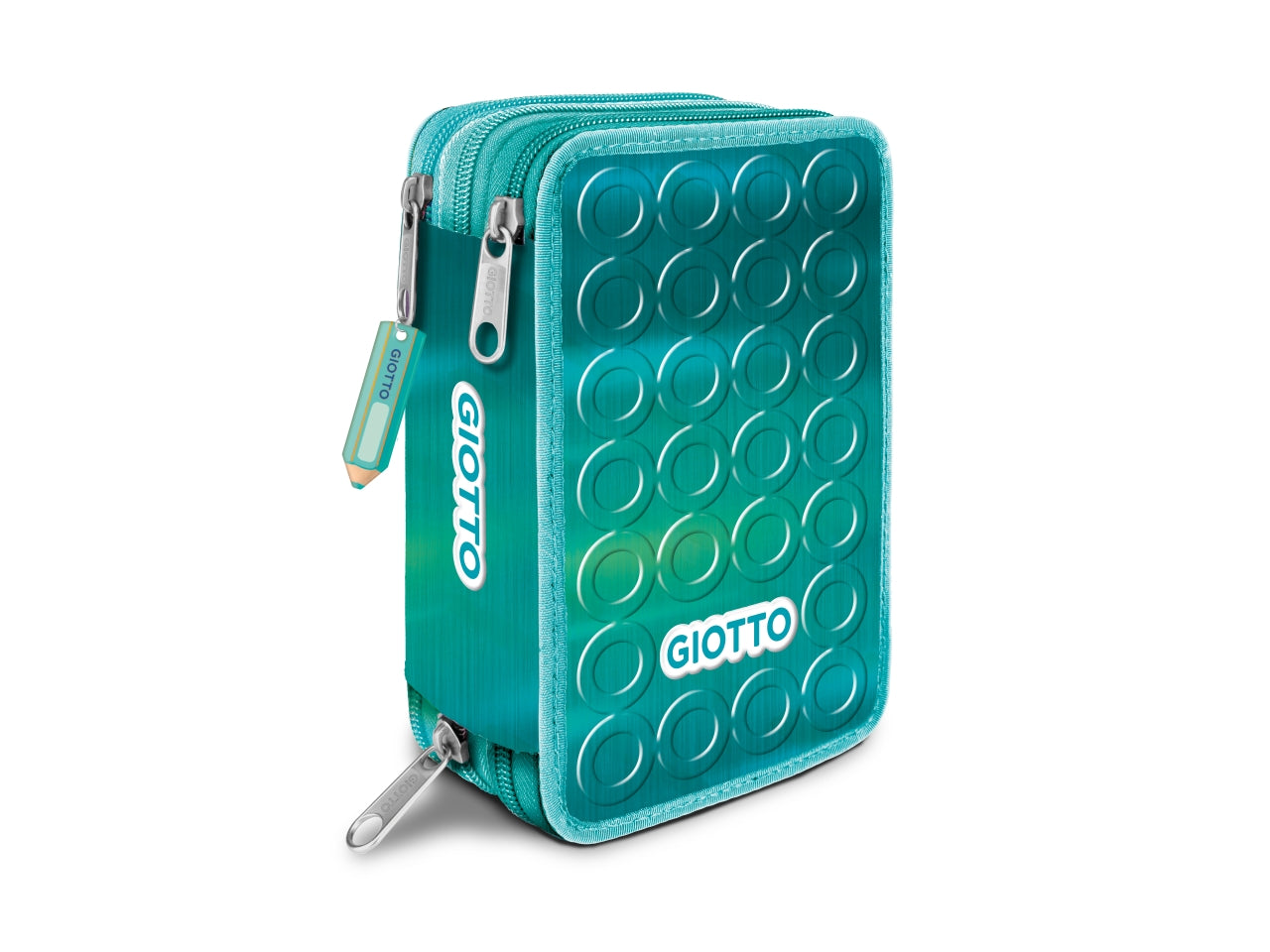 Astuccio 3 zip giotto smart shiny collezione smart con pastelli stilnovo