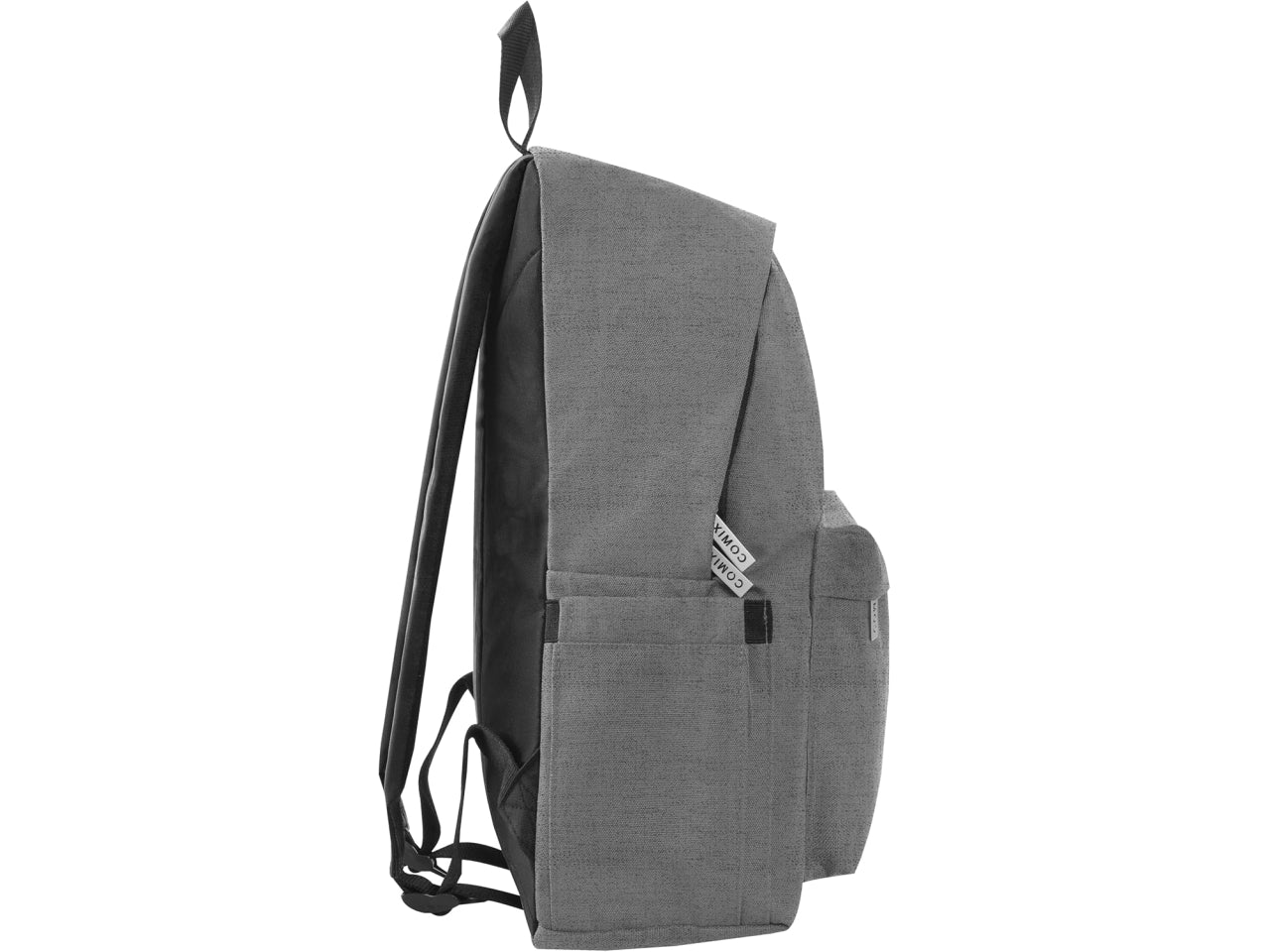 Zaino americano comix monocolore grigio melange