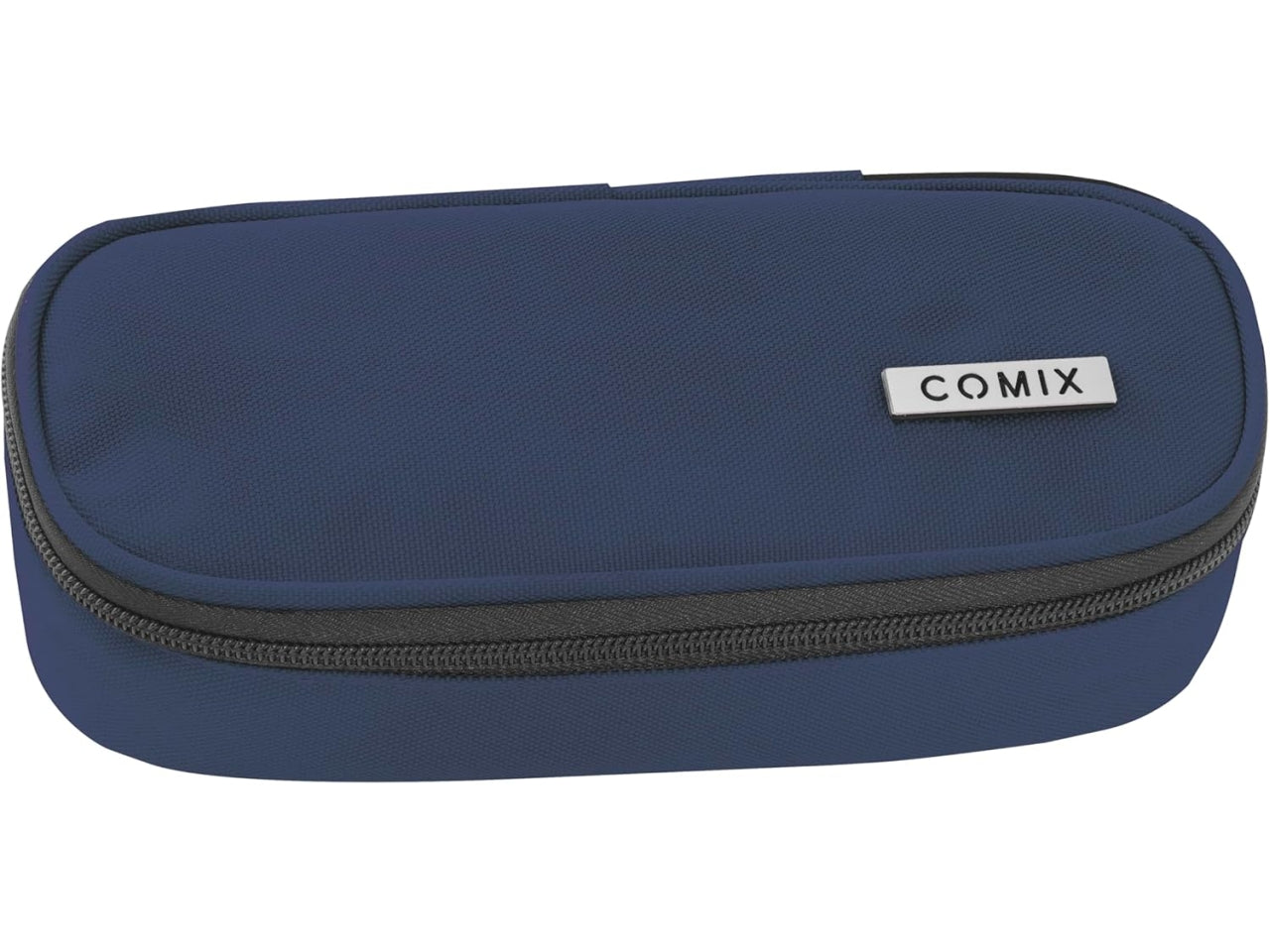 Astuccio ovale organizzato comix monocolore blu