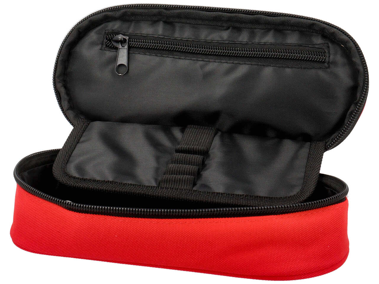Astuccio ovale organizzato comix monocolore rosso