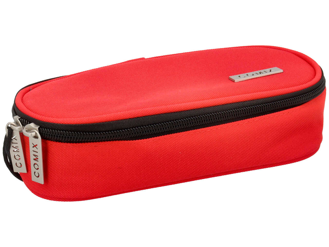 Astuccio ovale organizzato comix monocolore rosso
