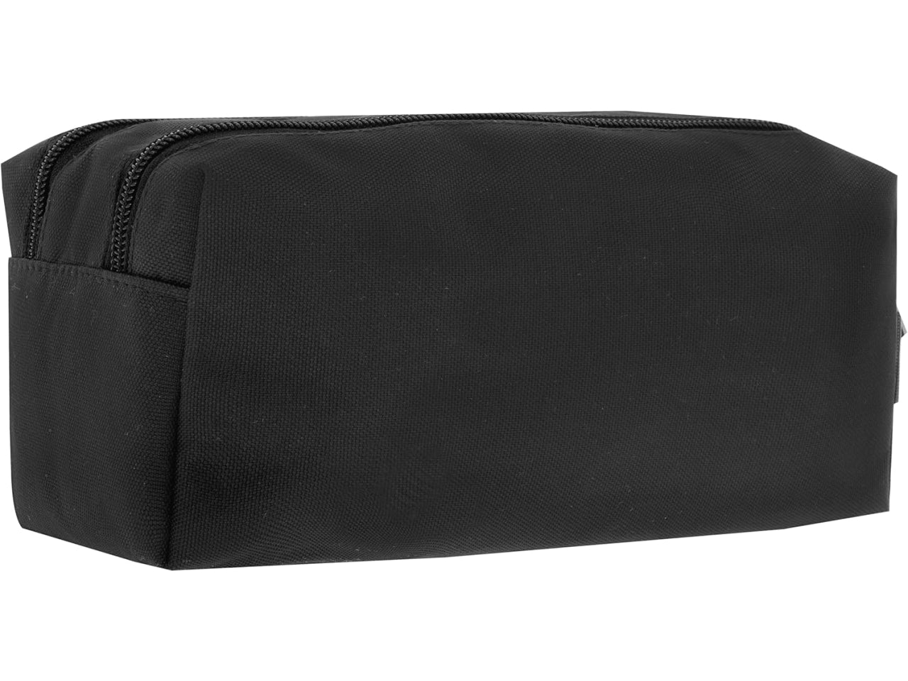 Astuccio 2 zip comix monocolore nero