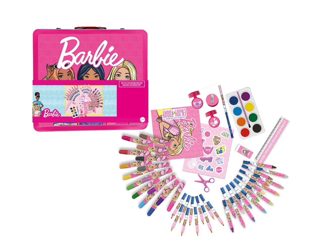 Barbie set da colorare deluxe
