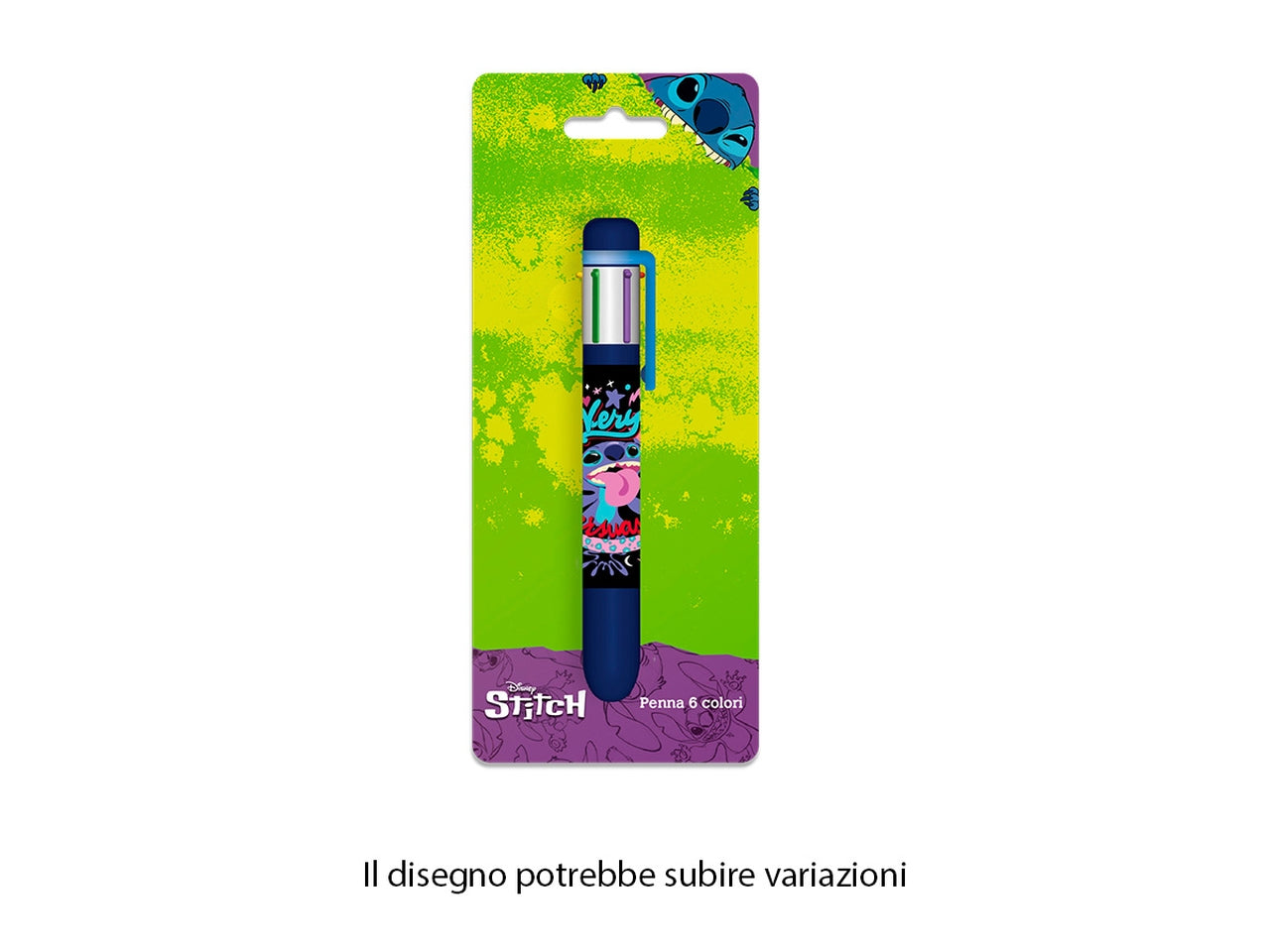 Stitch penna con 6 colori