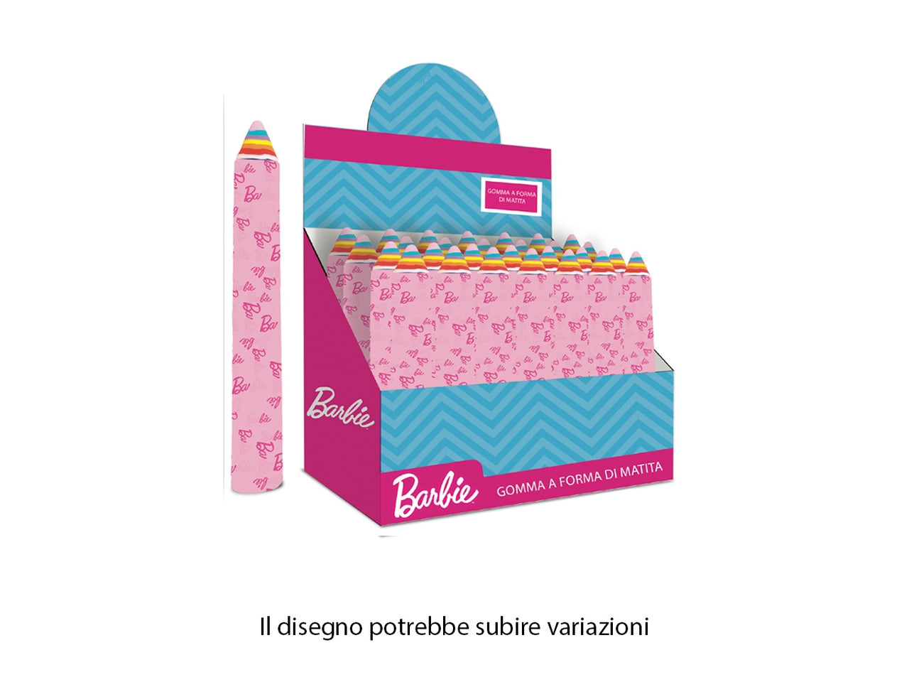 Barbie gomma per cancellare gigante