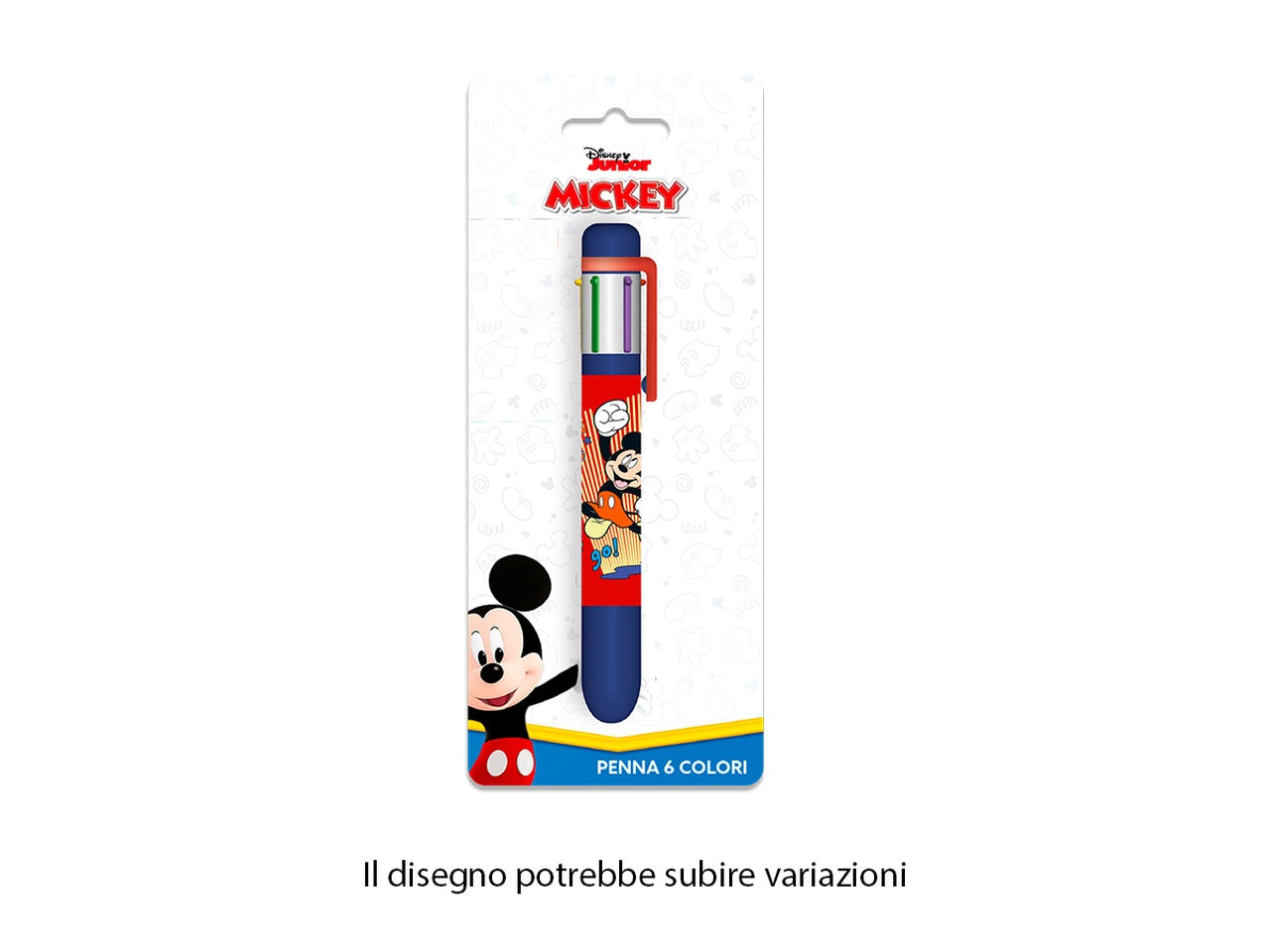 Mickey penna con 6 colori