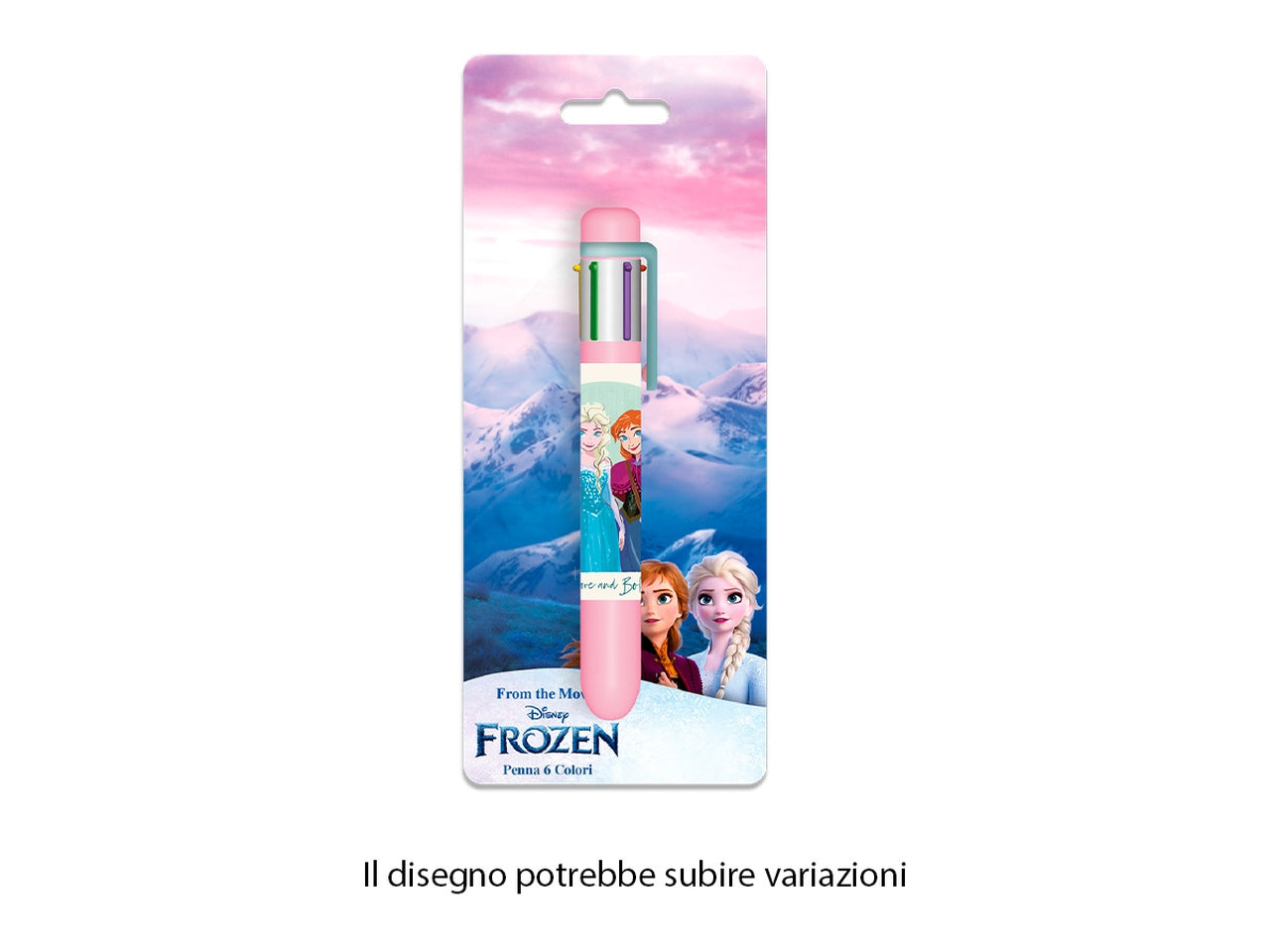Frozen penna con 6 colori