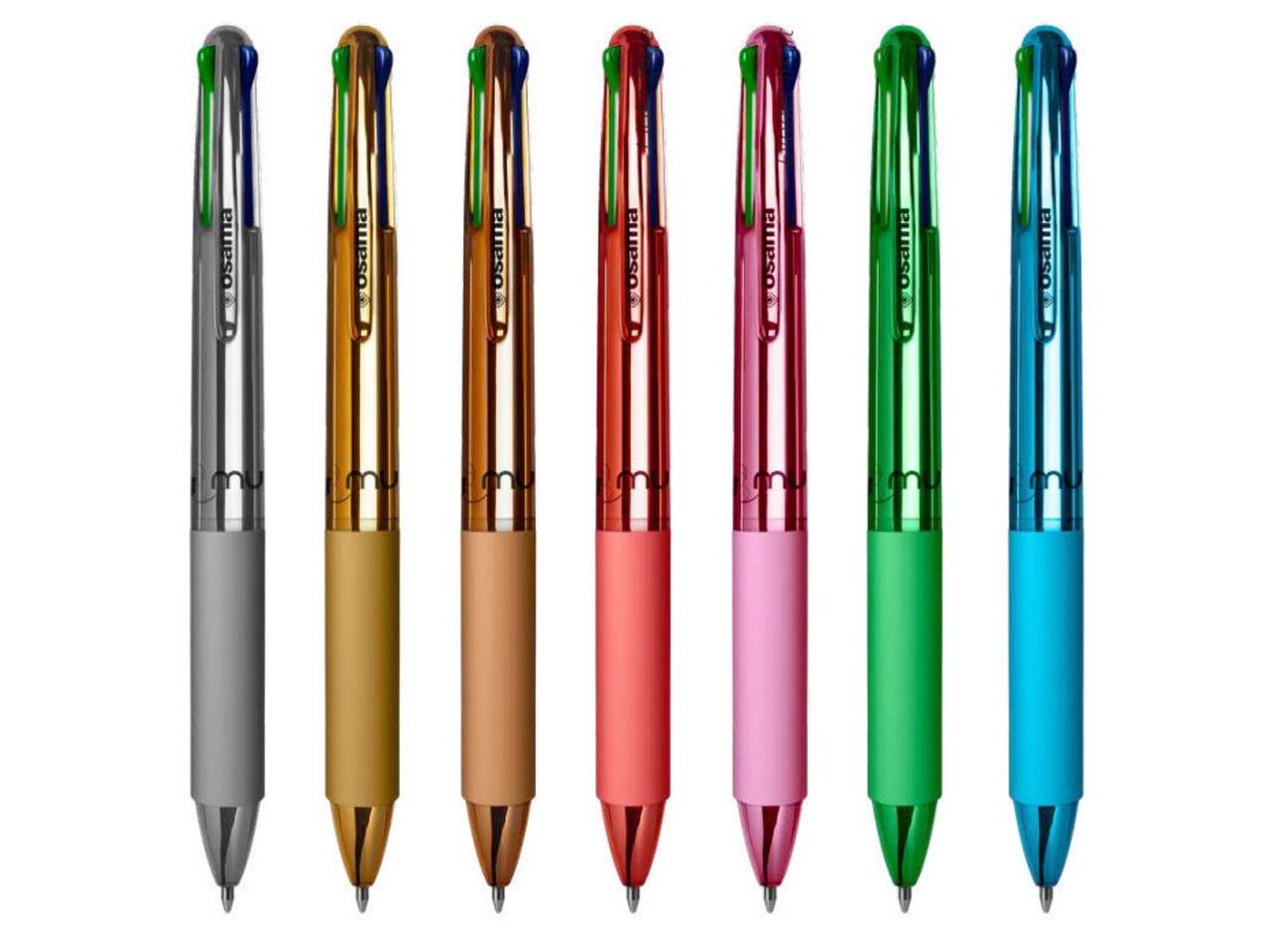 Penna sfera 4 colori osama chrome