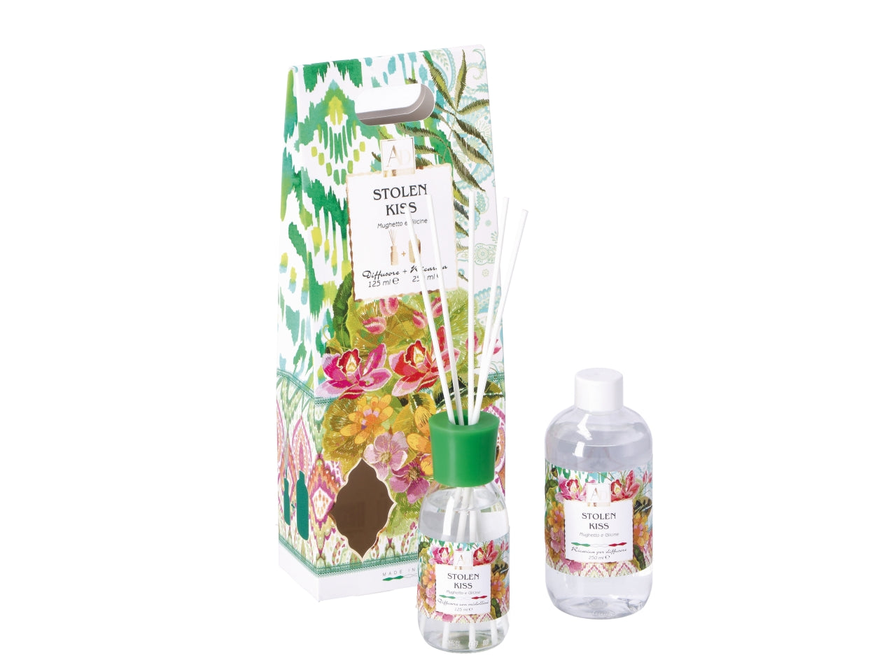 Diffusore di essenze 125ml e ricarica 250ml fraganza stol kiss