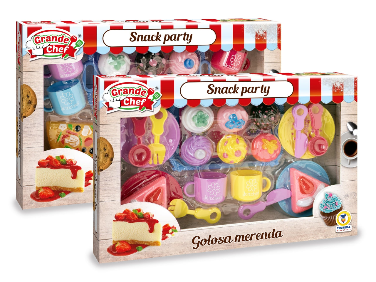 Grande chef set merenda 2 assortiti ortiti
