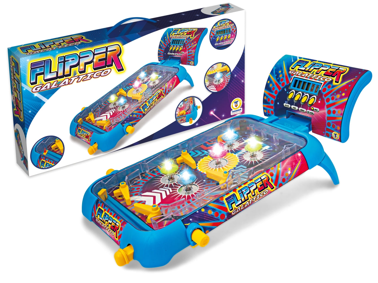 Flipper con luci e suoni e indicatore punteggio