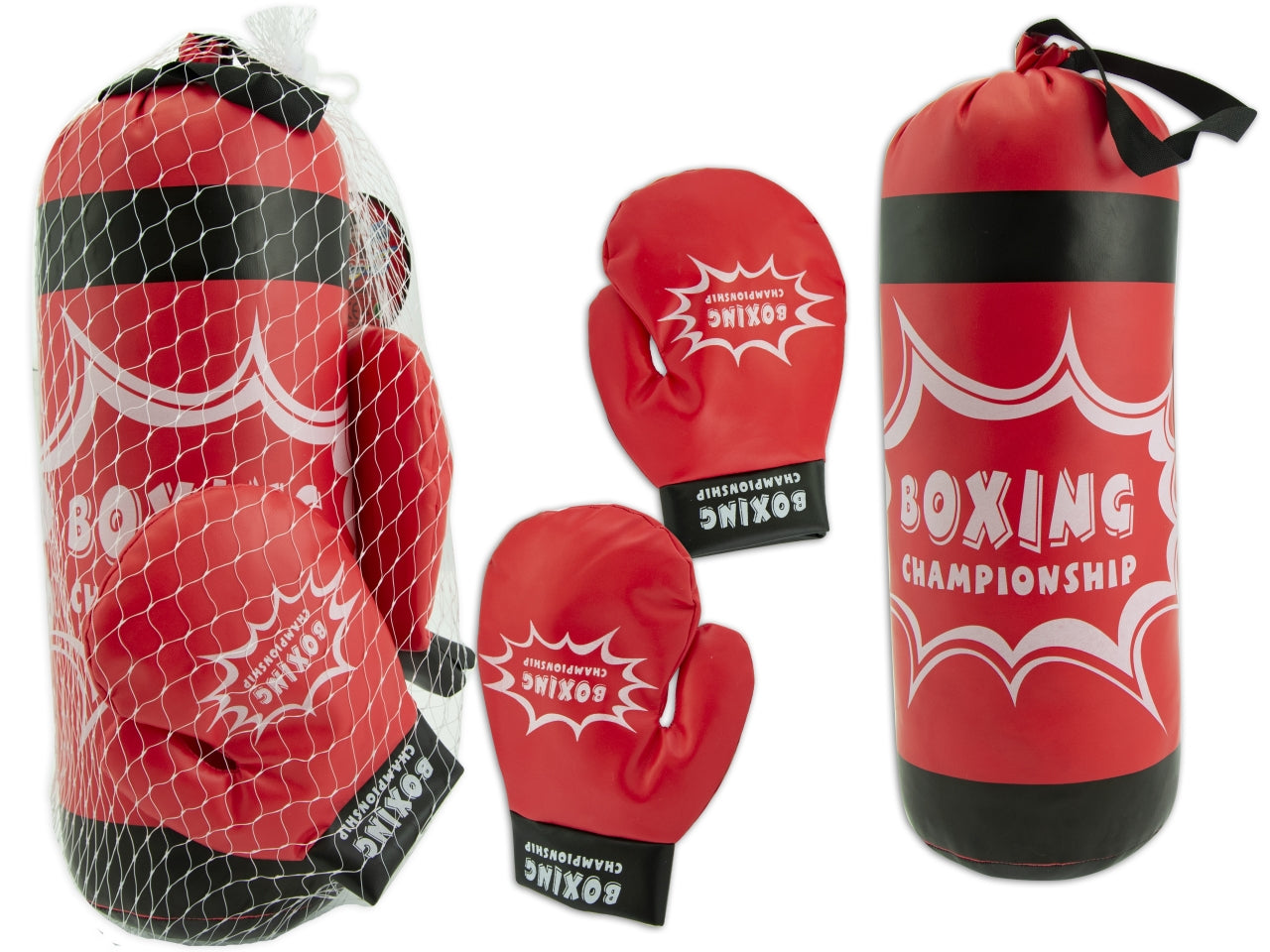 Teosport set pugile con 2 guantoni