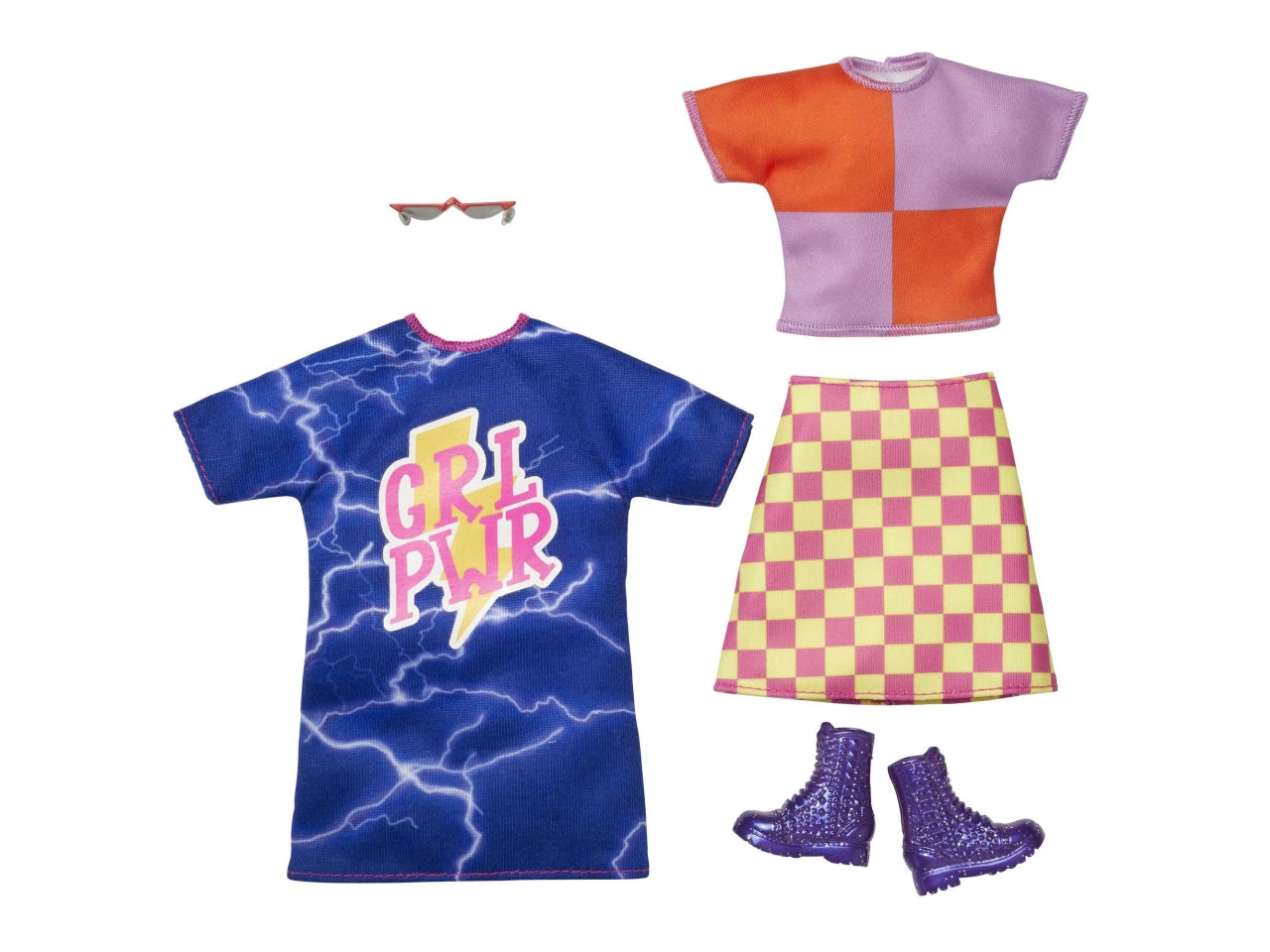 Barbie vestiti look confezione contiene 2 vestiti assortiti