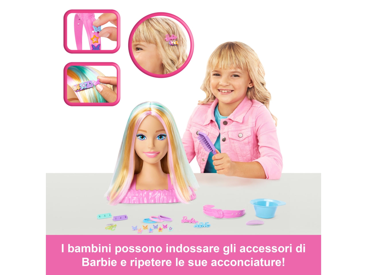 Barbie testa pettinabile deluxe