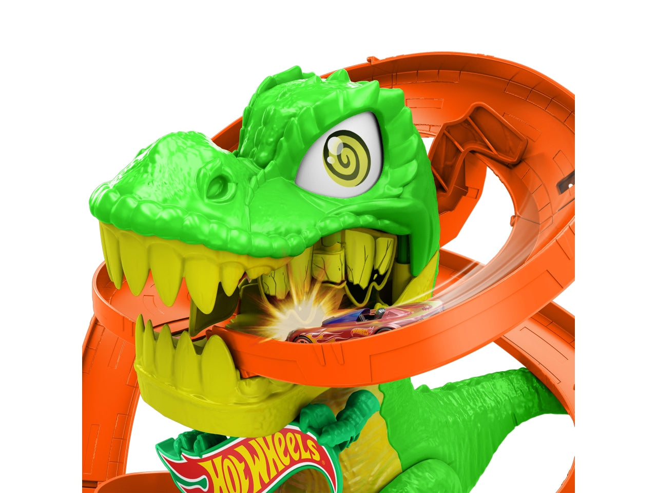 Hot wheels pista city t-rex