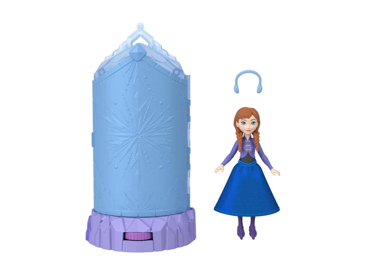 Frozen castello di ghiaccio gioco con bambola personaggio e sorpresa