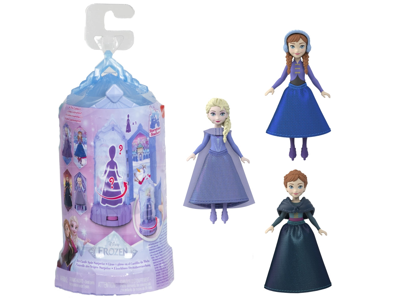 Frozen castello di ghiaccio gioco con bambola personaggio e sorpresa