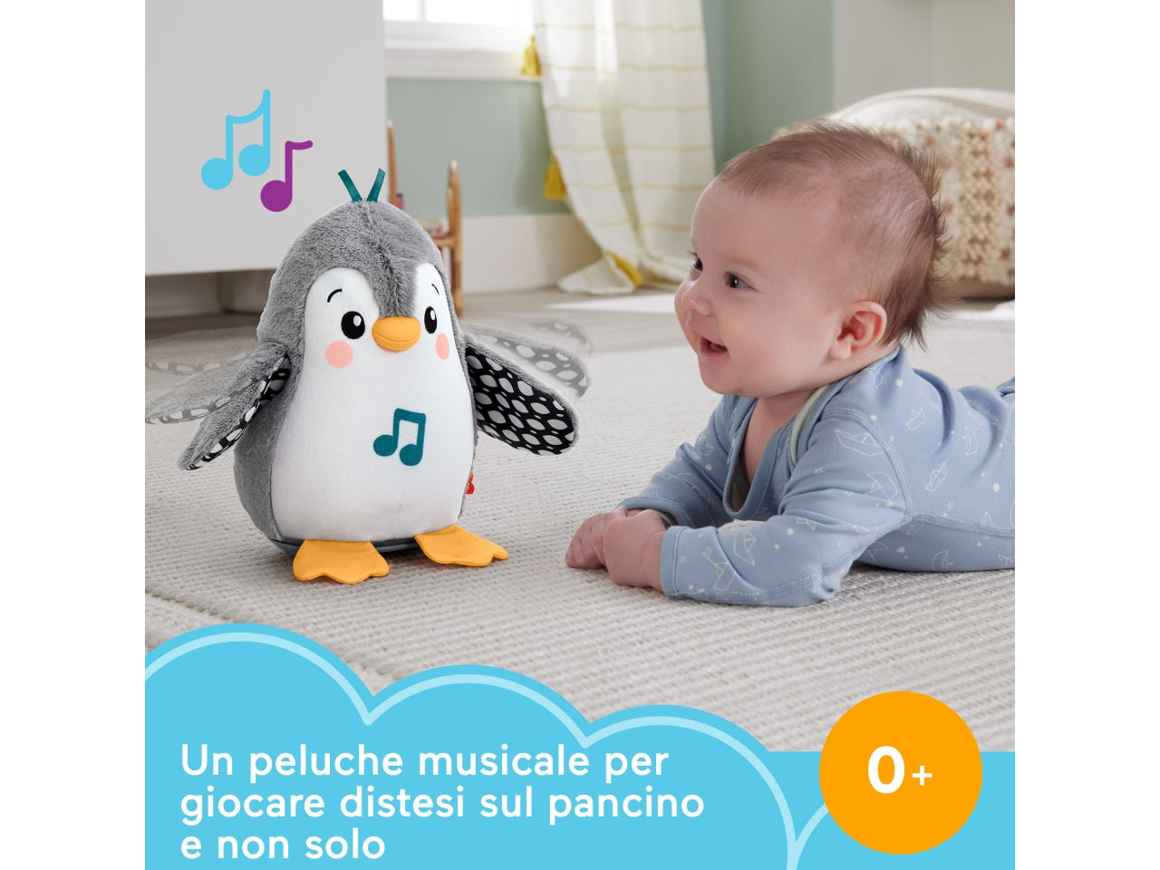 Gioco pinguino dolci coccole
