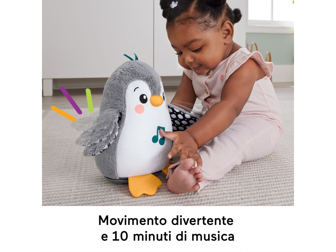 Gioco pinguino dolci coccole