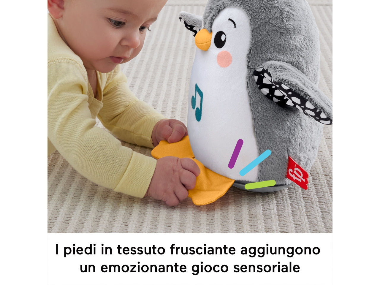 Gioco pinguino dolci coccole