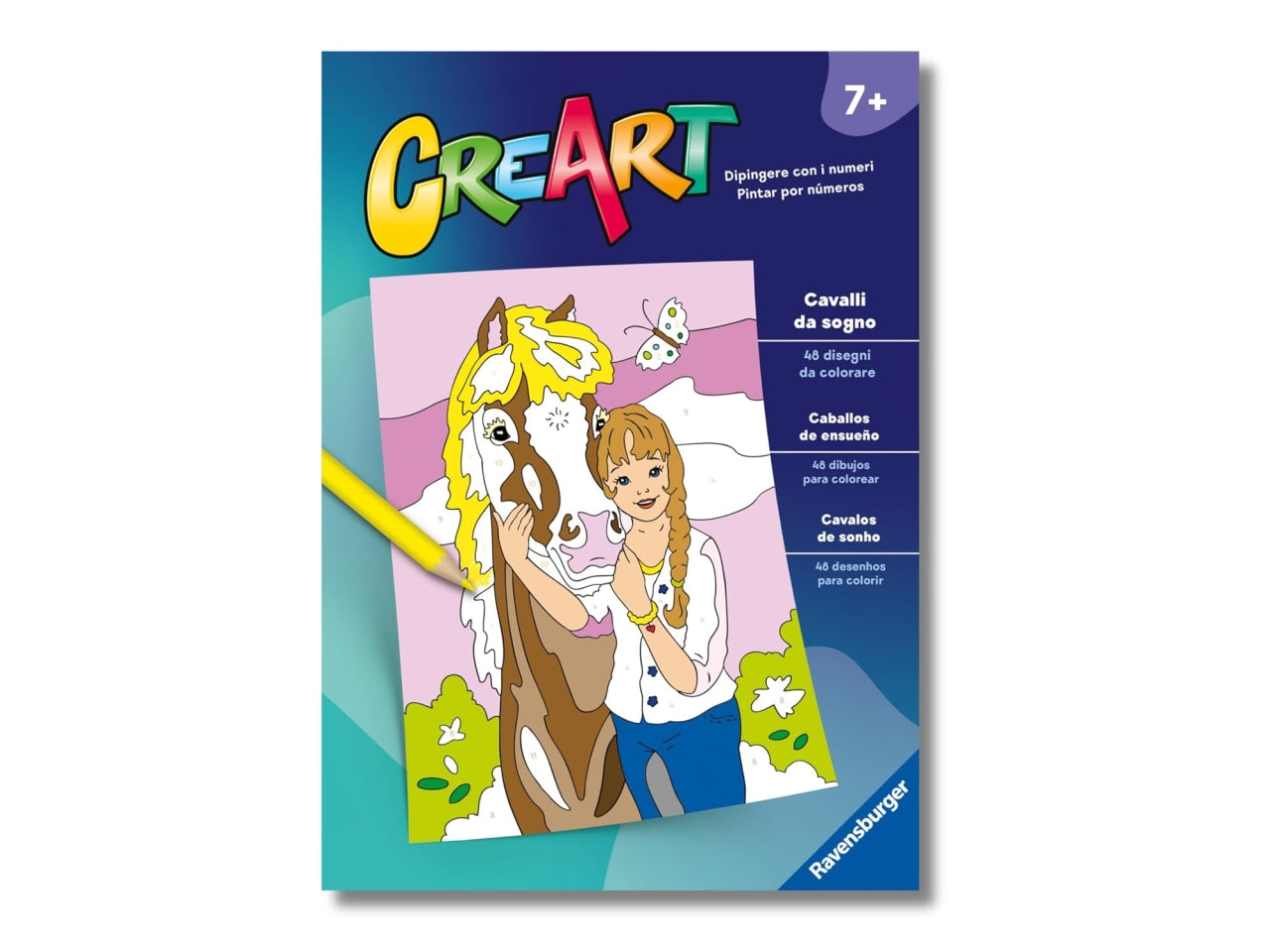 Creart album da colorare 7+ - cavalli da sogno