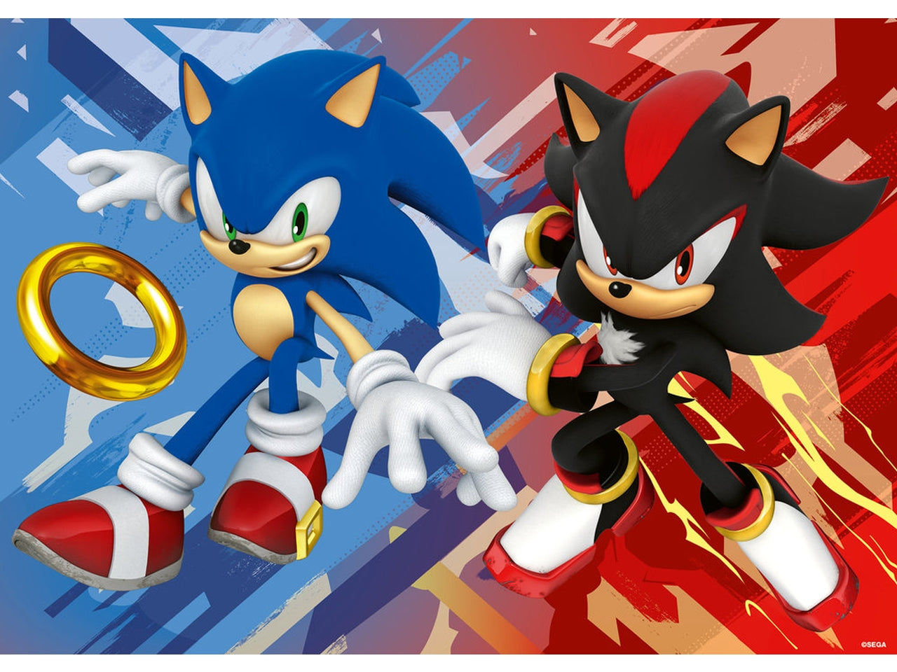 Puzzle 24 pezzi giant pavimento sonic