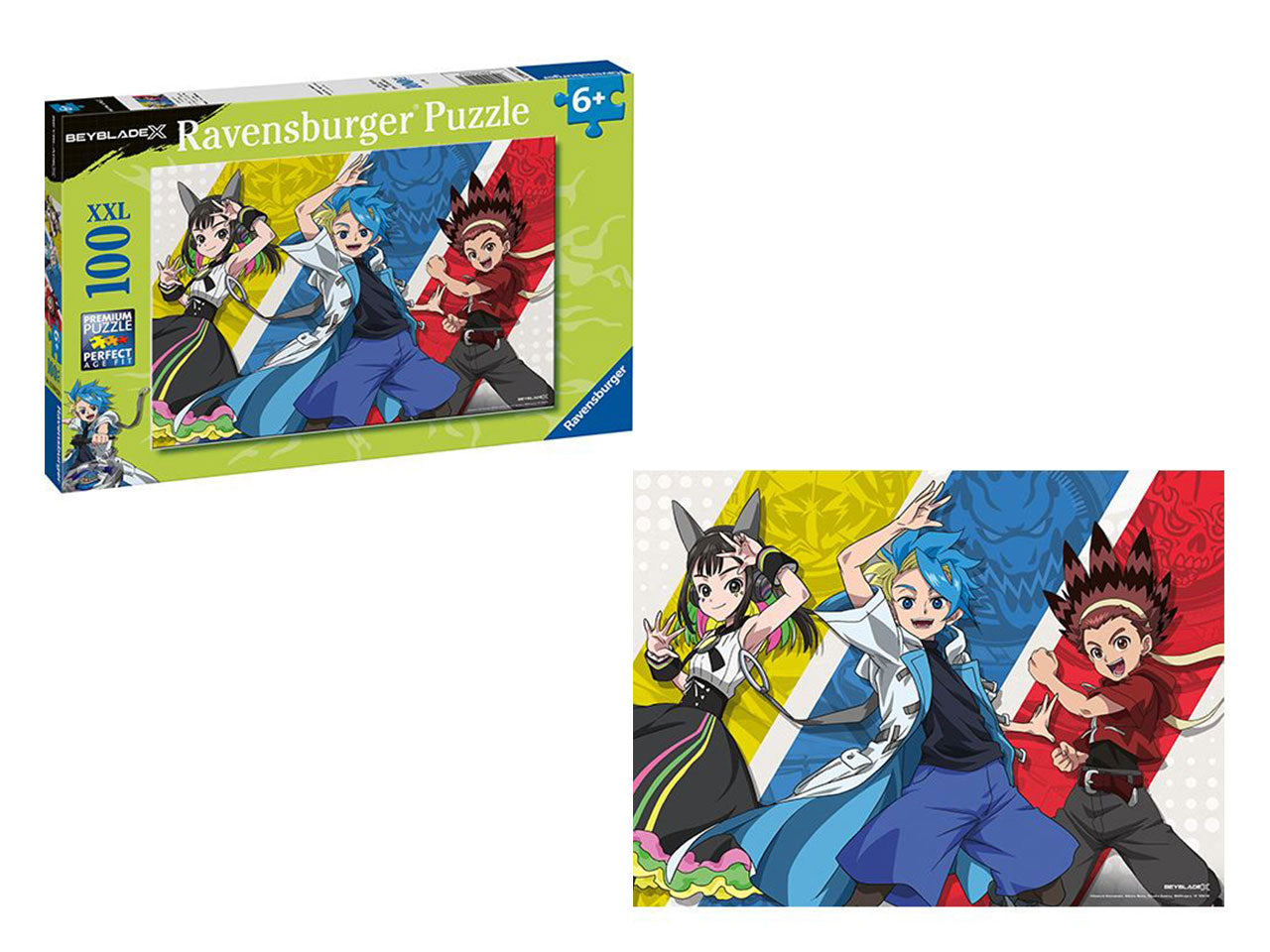 Puzzle 100 pezzi xxl beyblade