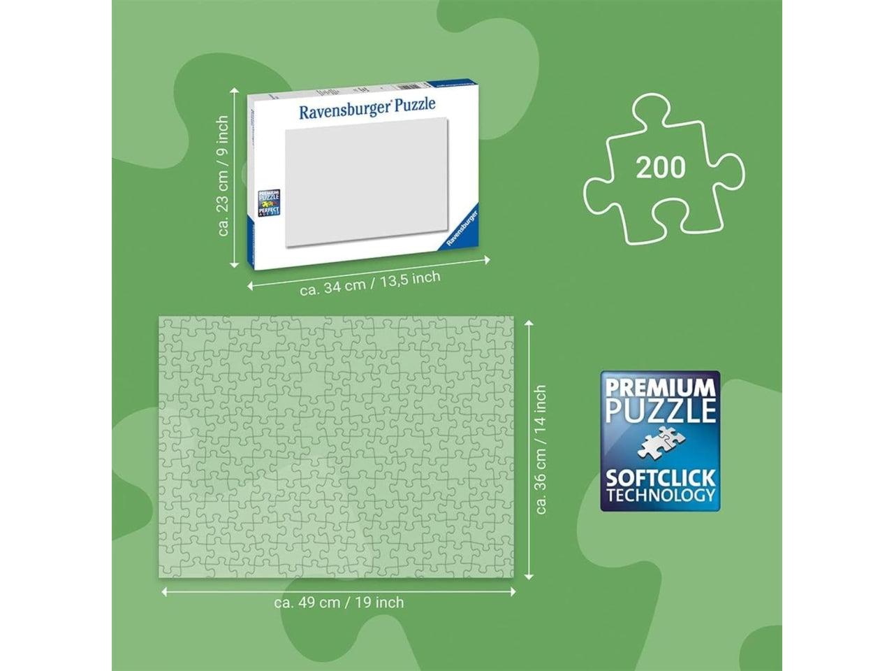 Puzzle 200 pezzi xxl unicorn academy