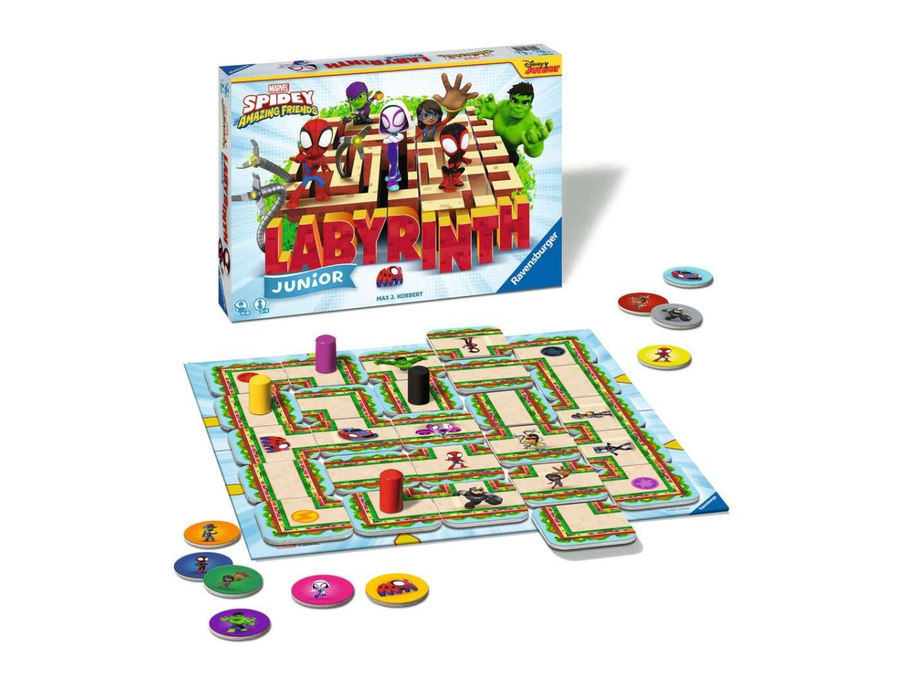 Gioco junior labyrinth spidey and friends